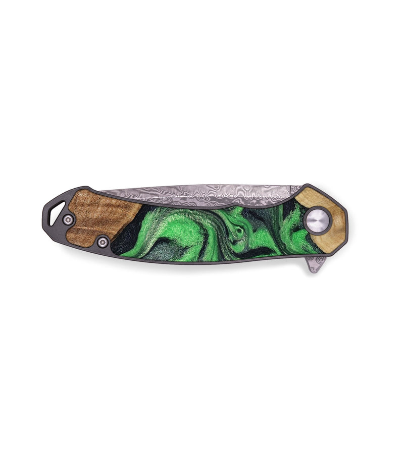 EDC Wood Pocket Knife - Jaxton (Green, 790270)