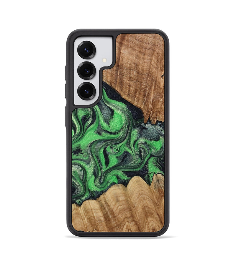 Galaxy S25 Wood Phone Case - Jaxton (Green, 790270)