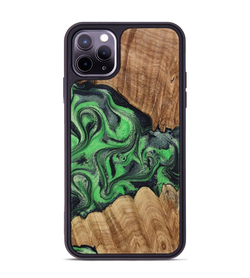 iPhone 11 Pro Max Wood Phone Case - Jaxton (Green, 790270)