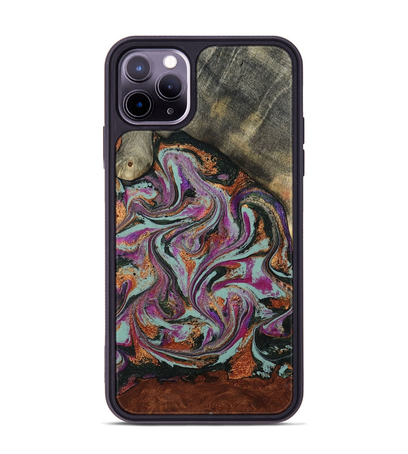 iPhone 11 Pro Max Wood Phone Case - Kohen (Green, 790273)