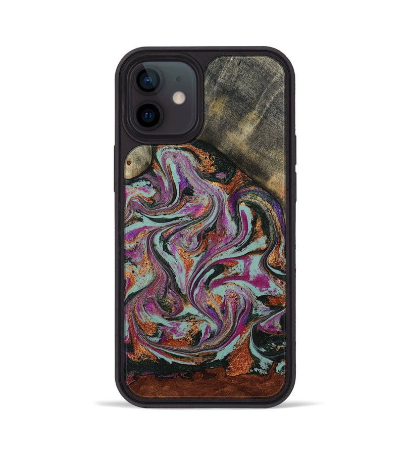 iPhone 12 Wood Phone Case - Kohen (Green, 790273)