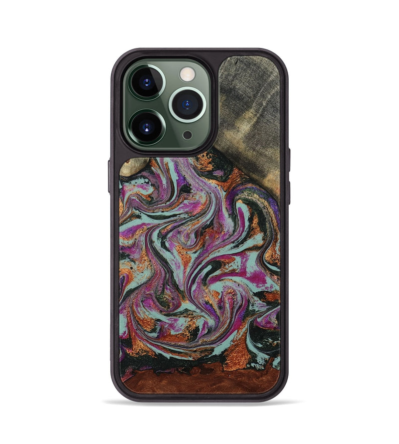 iPhone 13 Pro Wood Phone Case - Kohen (Green, 790273)