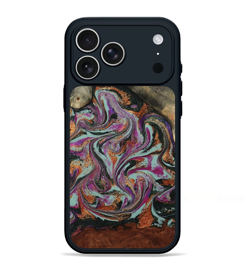 iPhone 17 Pro Max Wood Phone Case - Kohen (Green, 790273)