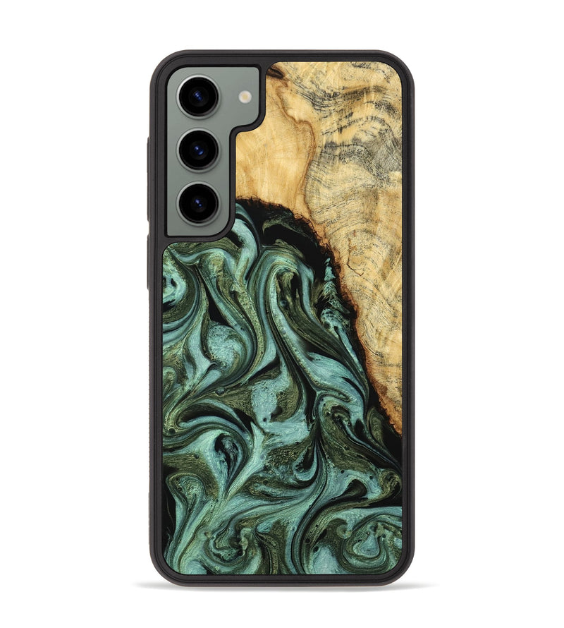 Galaxy S23 Plus Wood Phone Case - Zahir (Green, 790274)