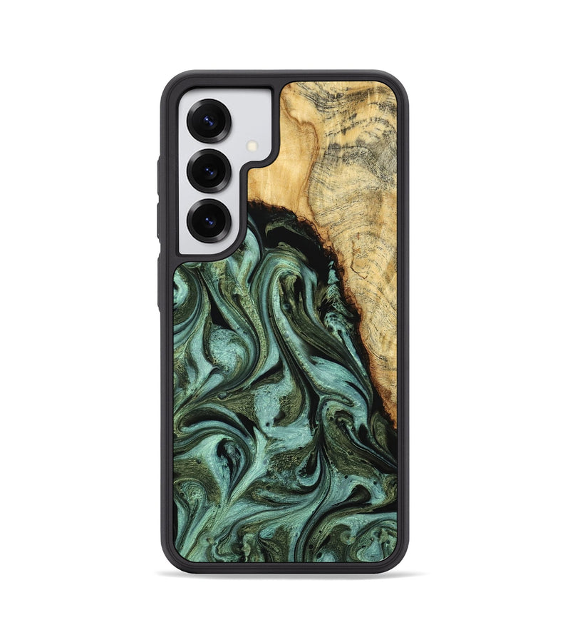 Galaxy S25 Wood Phone Case - Zahir (Green, 790274)