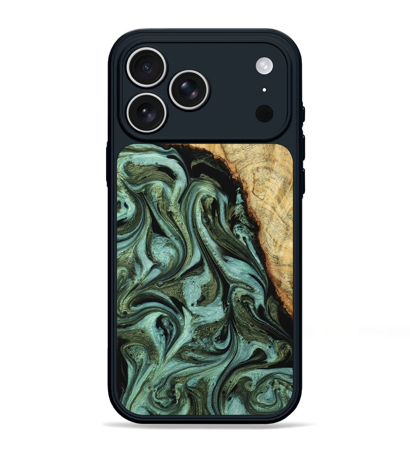 iPhone 17 Pro Max Wood Phone Case - Zahir (Green, 790274)