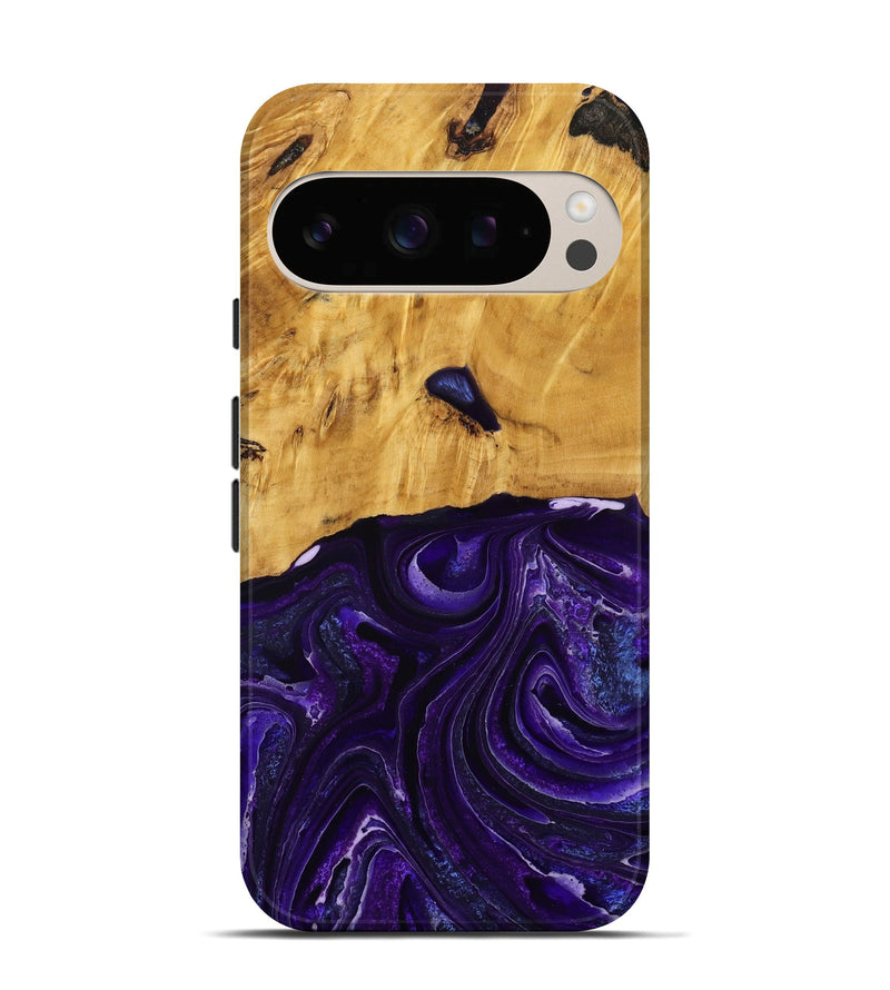 Pixel 10 Wood Live Edge Phone Case - Belva (Purple, 790354)
