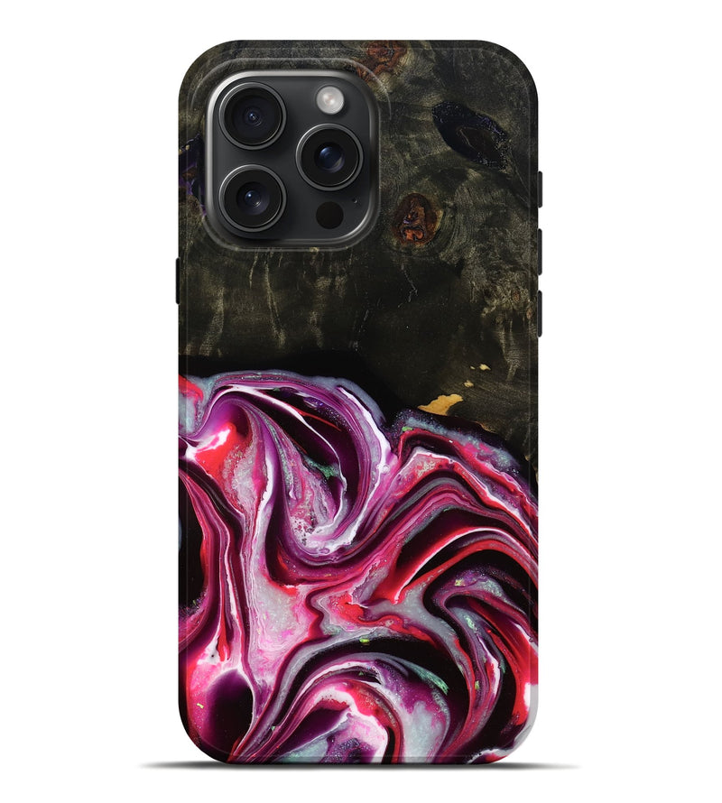 iPhone 16 Pro Max Wood Live Edge Phone Case - Marcie (VIVID, 790371)