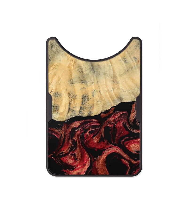 Alloy Wood Wallet - Sincere (Red, 790393)