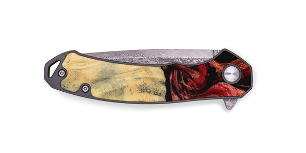 EDC Wood Pocket Knife - Sincere (Red, 790393)