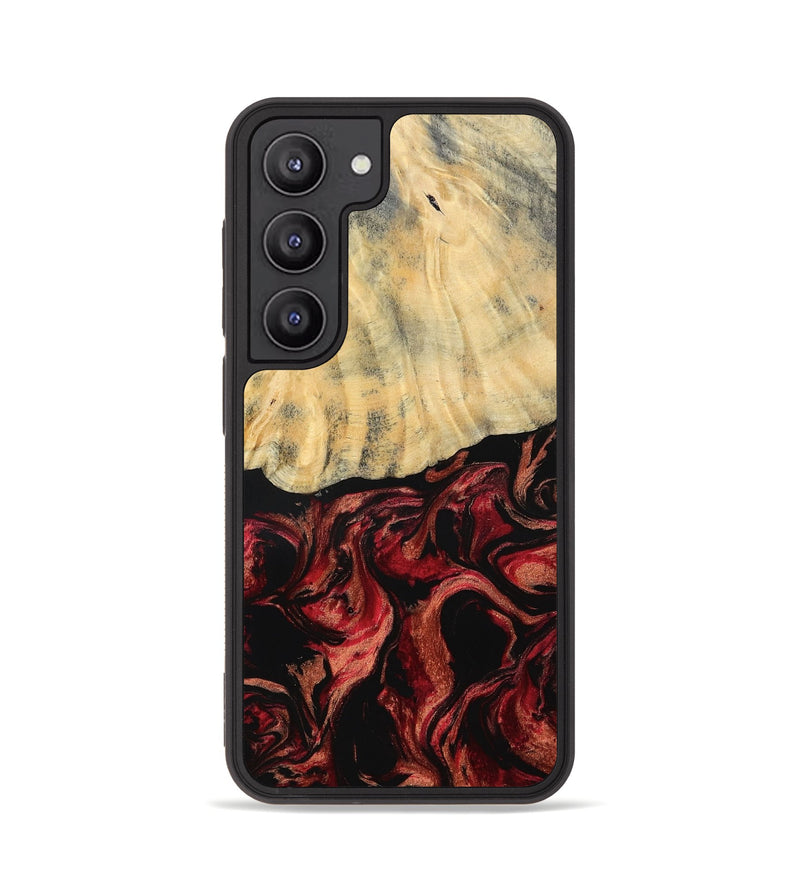 Galaxy S23 Wood Phone Case - Sincere (Red, 790393)