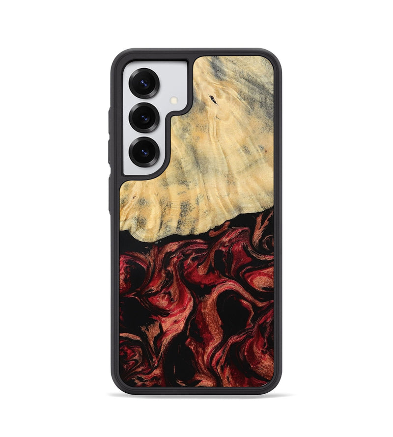 Galaxy S25 Wood Phone Case - Sincere (Red, 790393)
