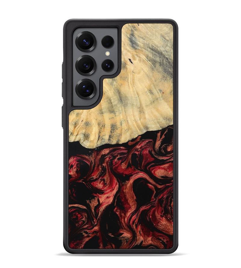 Galaxy S25 Ultra Wood Phone Case - Sincere (Red, 790393)