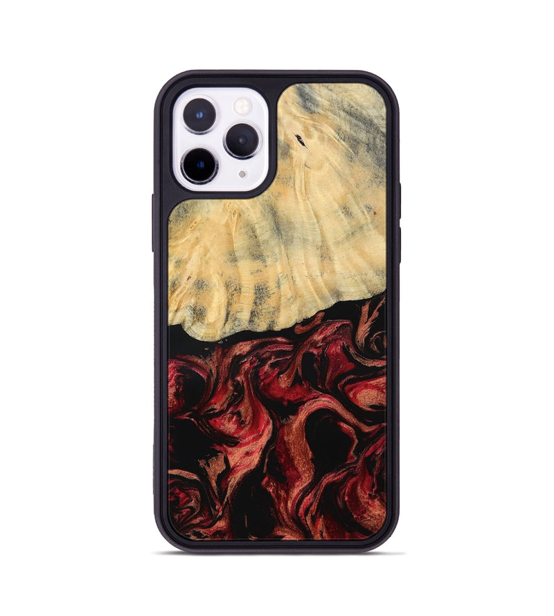 iPhone 11 Pro Wood Phone Case - Sincere (Red, 790393)