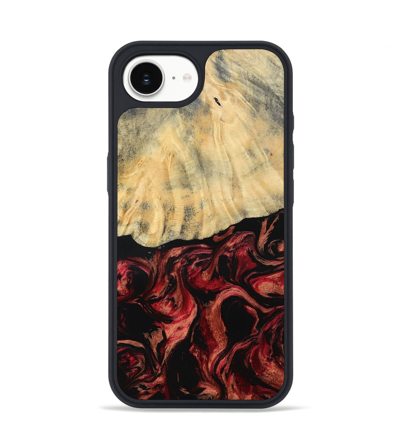 iPhone 16e Wood Phone Case - Sincere (Red, 790393)