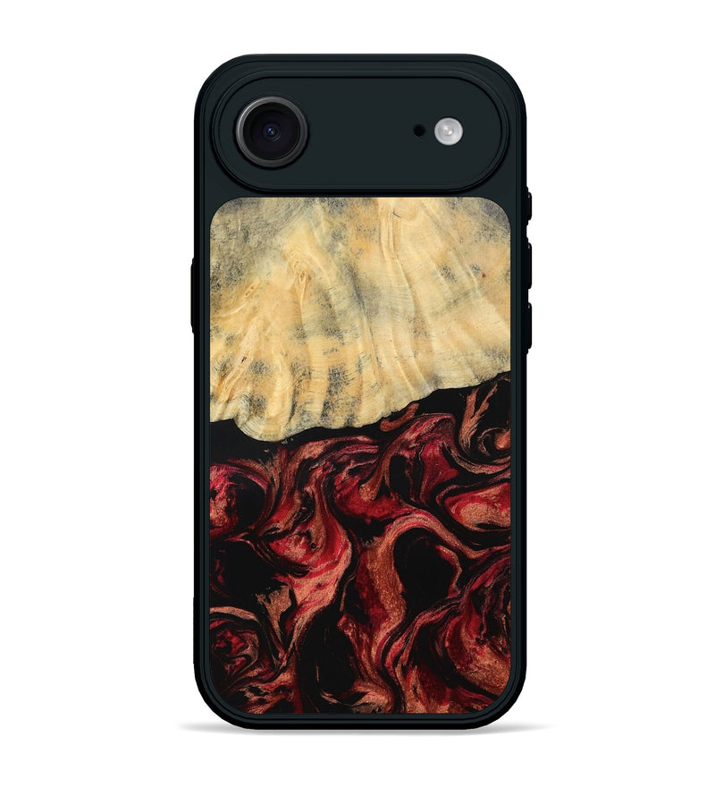 iPhone 17 Air Wood Phone Case - Sincere (Red, 790393)