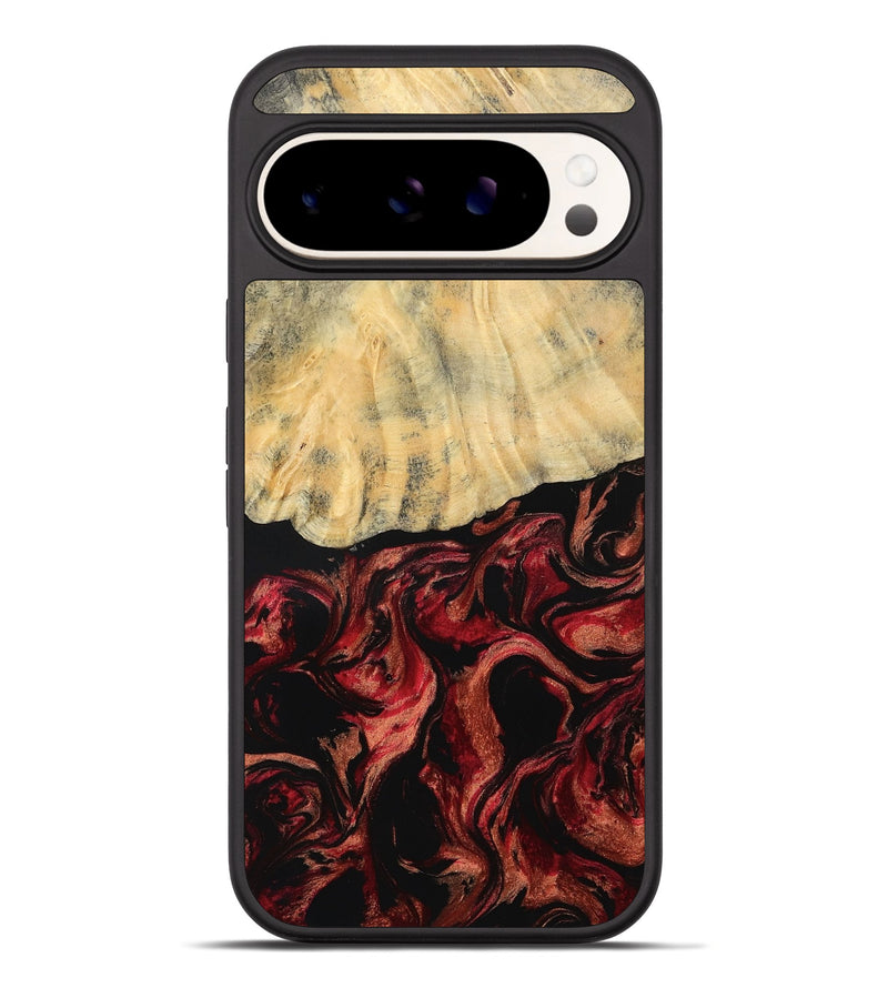 Pixel 10 Pro XL Wood Phone Case - Sincere (Red, 790393)