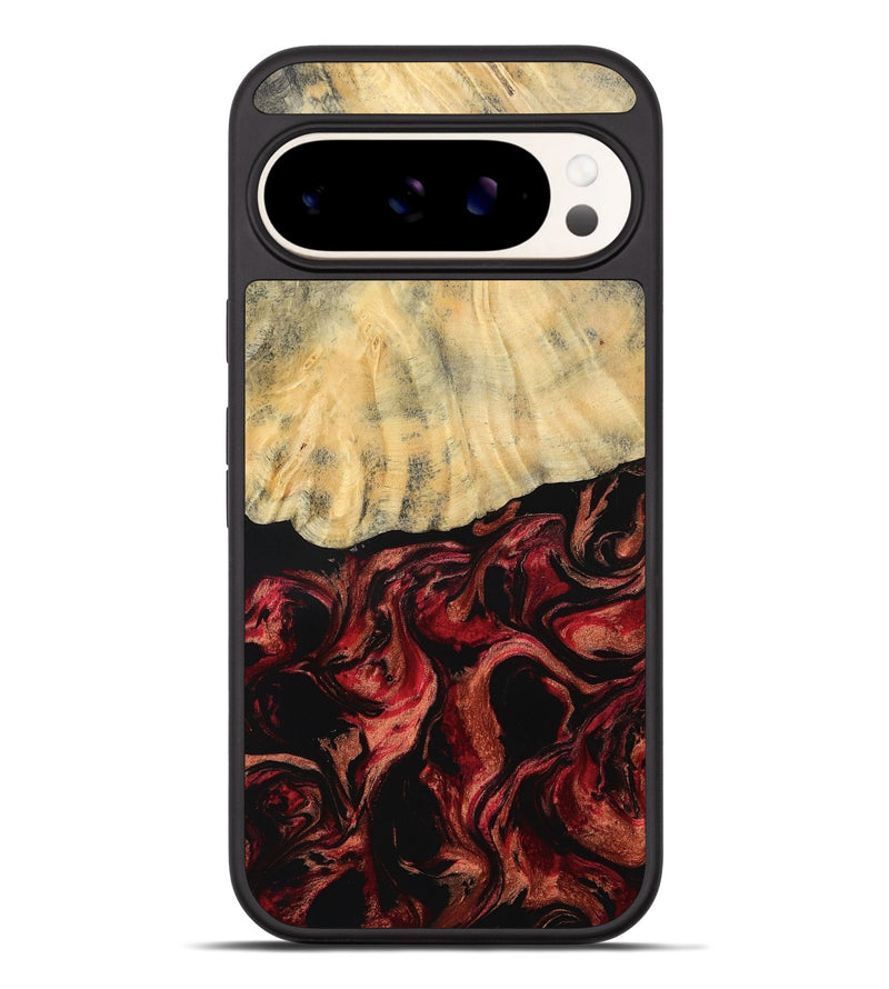 Pixel 9 Pro XL Wood Phone Case - Sincere (Red, 790393)