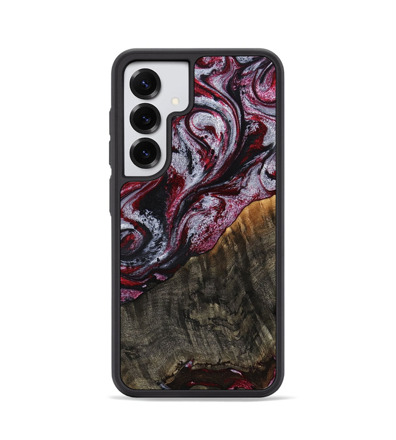 Galaxy S25 Wood Phone Case - Abagail (Red, 790394)