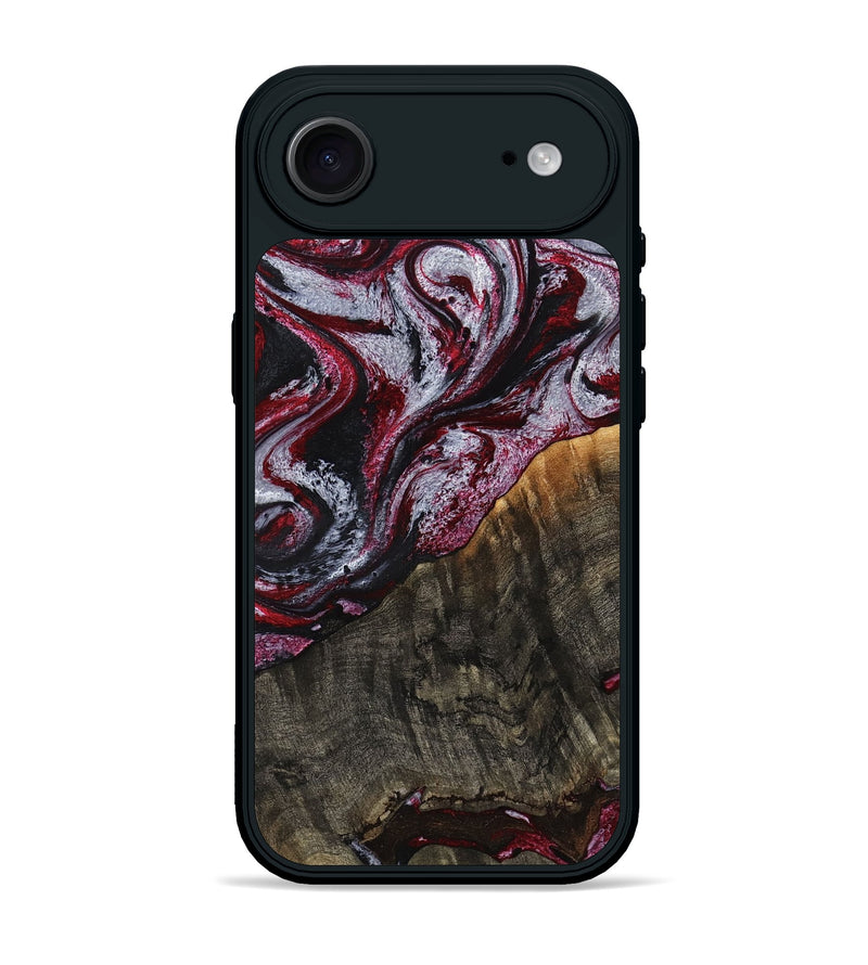 iPhone 17 Air Wood Phone Case - Abagail (Red, 790394)