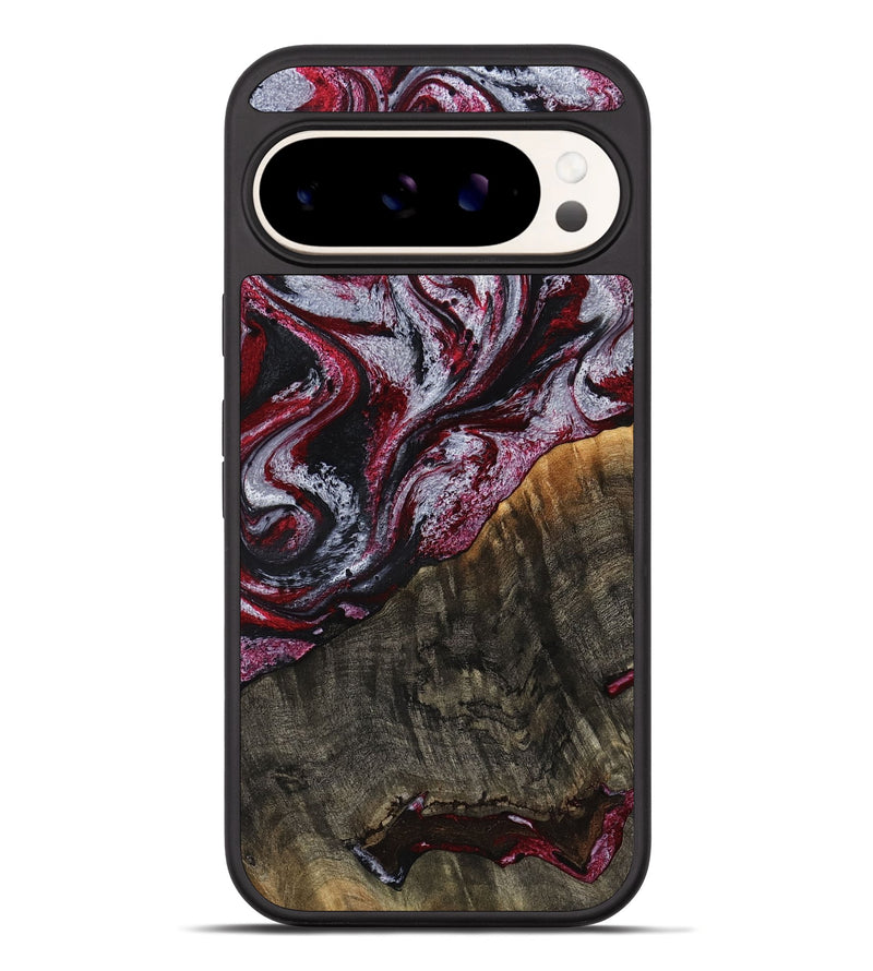 Pixel 10 Pro XL Wood Phone Case - Abagail (Red, 790394)