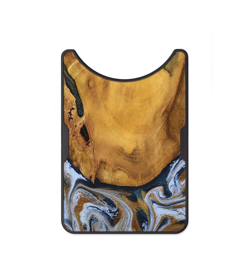 Alloy Wood Wallet - Lyra (Teal & Gold, 790399)