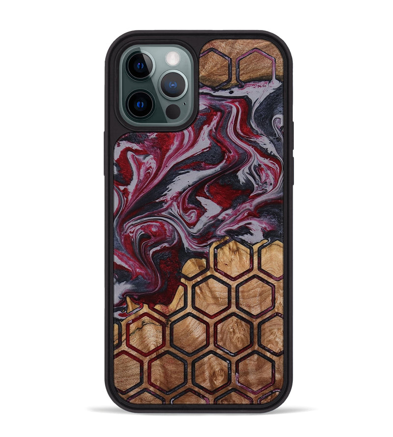 iPhone 12 Pro Max Wood Phone Case - Ransom (Pattern, 790403)