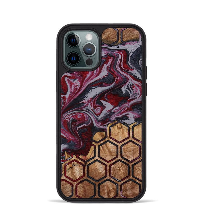 iPhone 12 Pro Wood Phone Case - Ransom (Pattern, 790403)