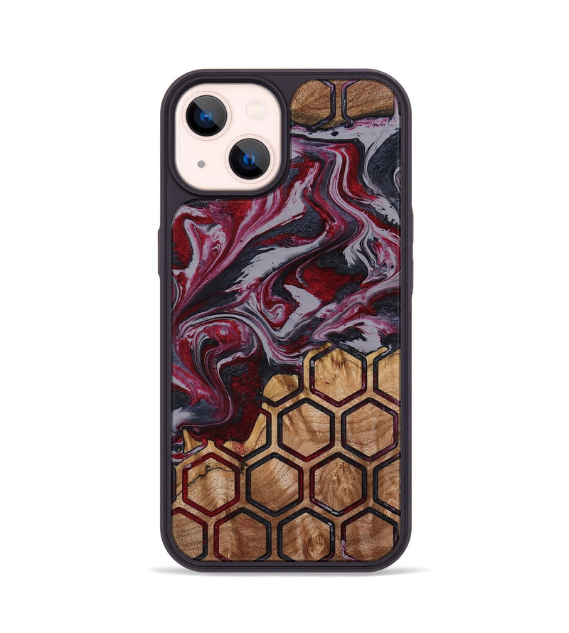 iPhone 14 Wood Phone Case - Ransom (Pattern, 790403)