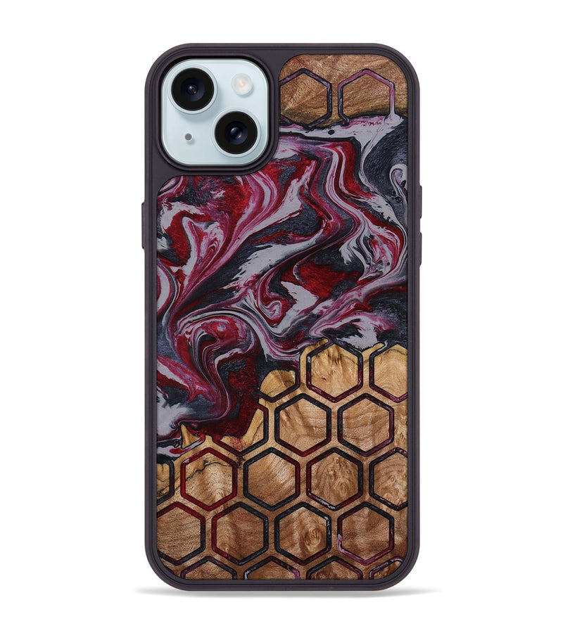 iPhone 15 Plus Wood Phone Case - Ransom (Pattern, 790403)