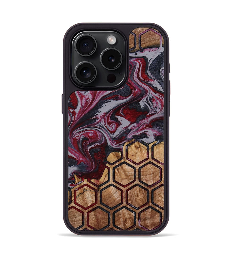 iPhone 15 Pro Wood Phone Case - Ransom (Pattern, 790403)