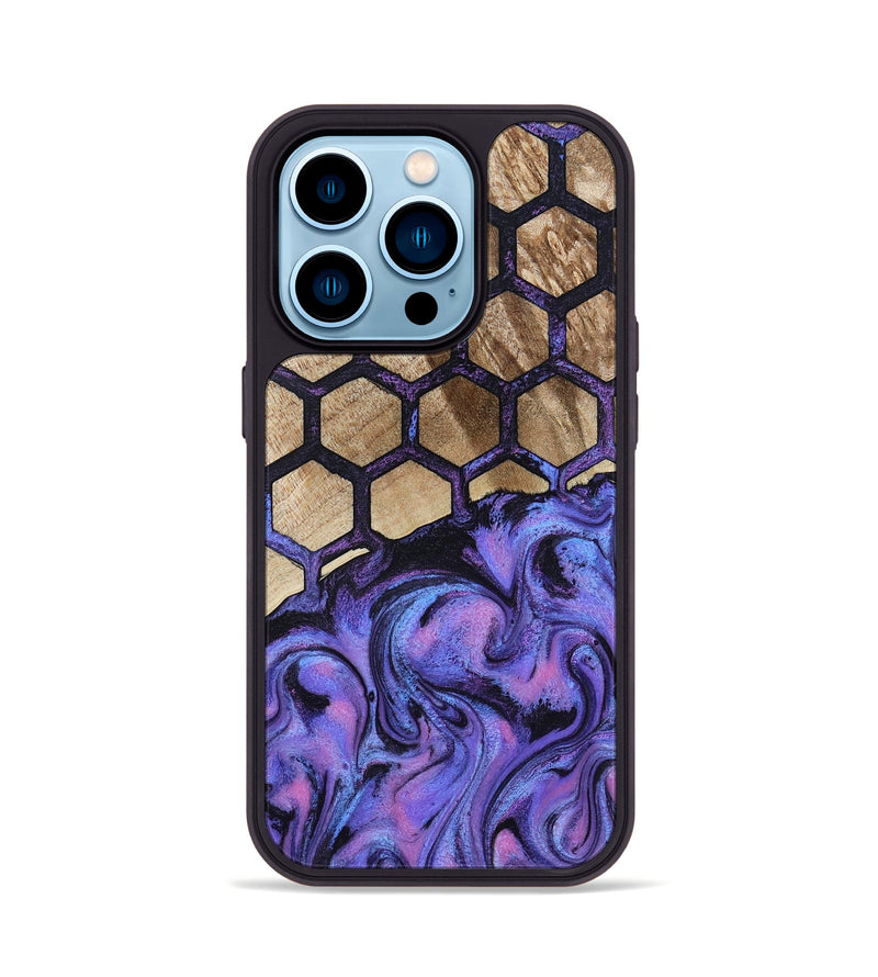 iPhone 14 Pro Wood Phone Case - Gerhard (Pattern, 790417)