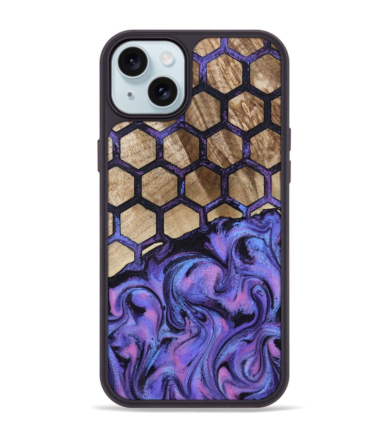 iPhone 15 Plus Wood Phone Case - Gerhard (Pattern, 790417)