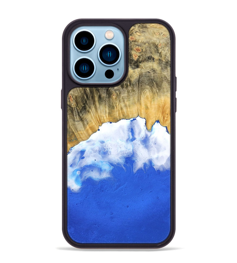 iPhone 14 Pro Max Wood Phone Case - Aliyah (Coastal, 790423)