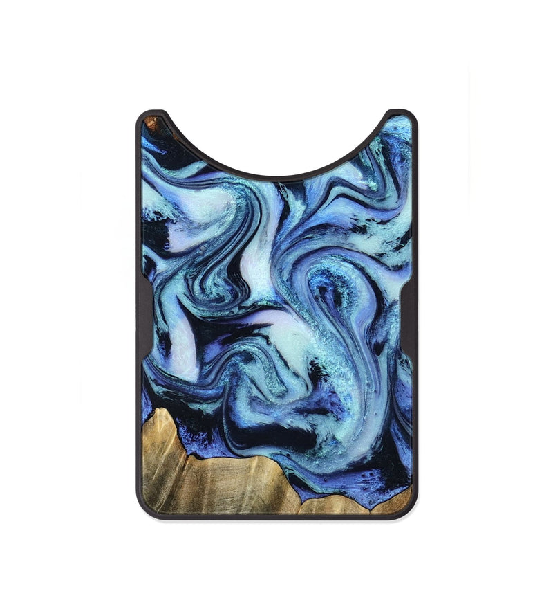 Alloy Wood Wallet - Sybil (Blue, 790433)