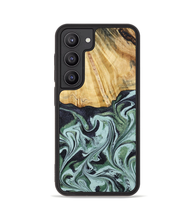 Galaxy S23 Wood Phone Case - Armand (Green, 790435)