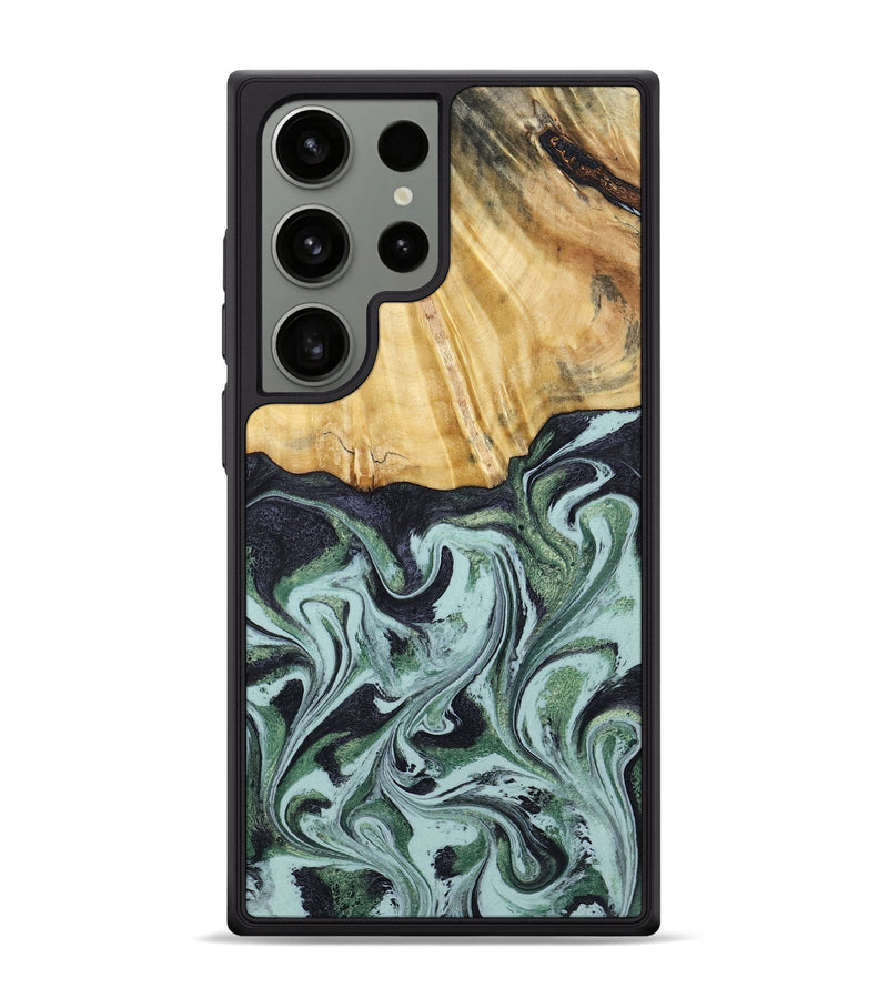 Galaxy S24 Ultra Wood Phone Case - Armand (Green, 790435)