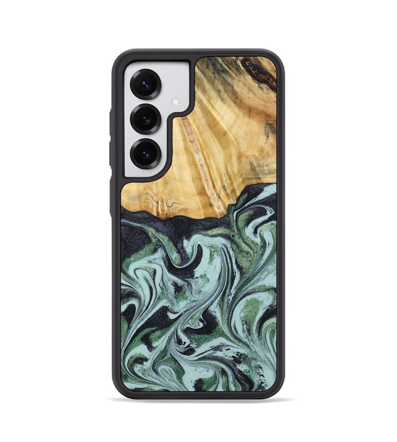 Galaxy S25 Wood Phone Case - Armand (Green, 790435)