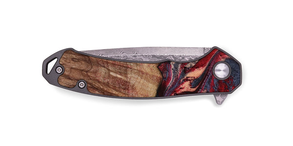 EDC Wood Pocket Knife - Jenny (Red, 790512)