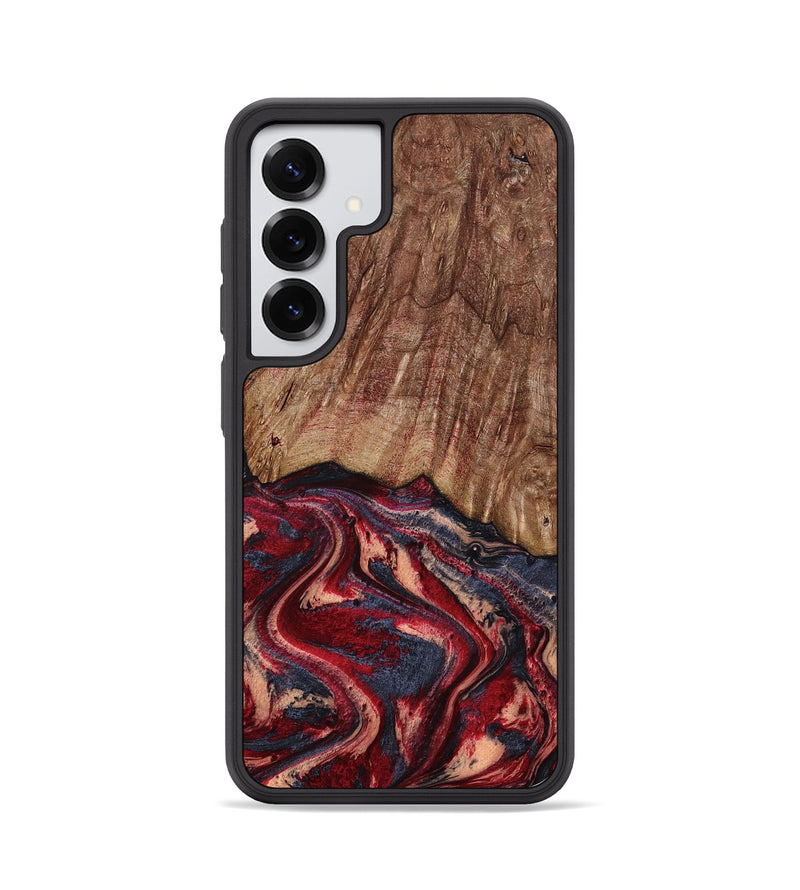 Galaxy S25 Wood Phone Case - Jenny (Red, 790512)