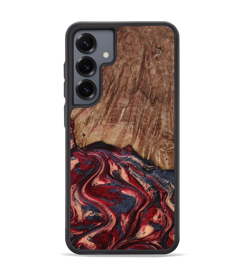 Galaxy S25 Plus Wood Phone Case - Jenny (Red, 790512)