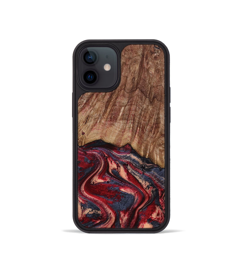 iPhone 12 mini Wood Phone Case - Jenny (Red, 790512)