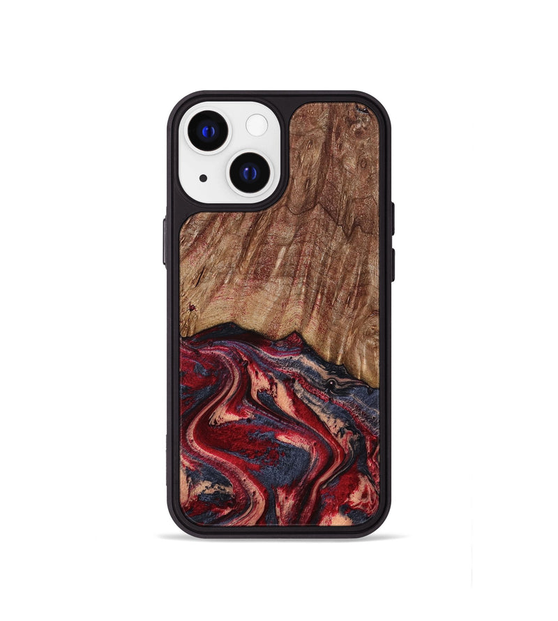 iPhone 13 mini Wood Phone Case - Jenny (Red, 790512)