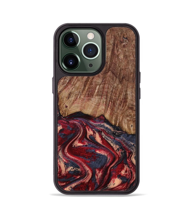 iPhone 13 Pro Wood Phone Case - Jenny (Red, 790512)