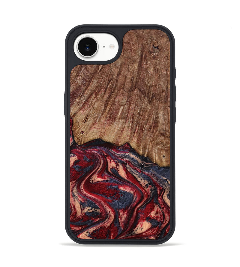 iPhone 16e Wood Phone Case - Jenny (Red, 790512)