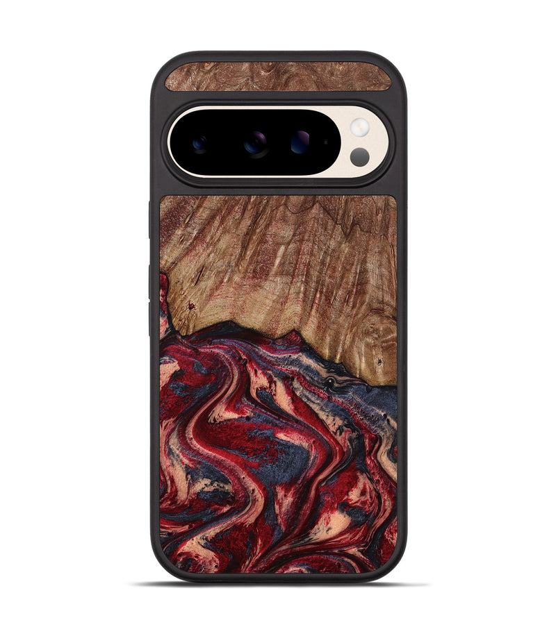 Pixel 10 Wood Phone Case - Jenny (Red, 790512)