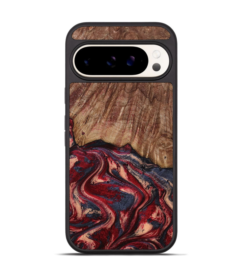 Pixel 9 Pro Wood Phone Case - Jenny (Red, 790512)