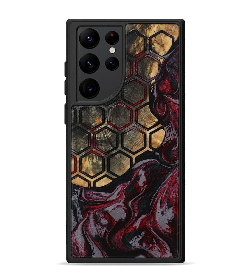 Galaxy S22 Ultra Wood Phone Case - Eboni (Pattern, 790533)