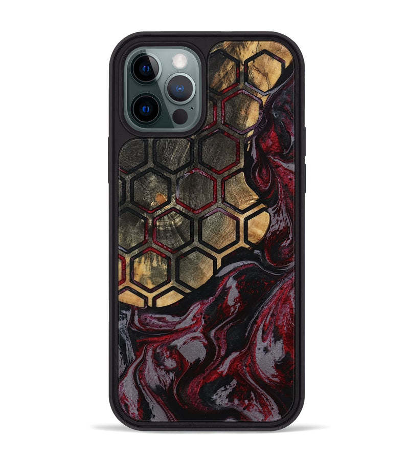 iPhone 12 Pro Max Wood Phone Case - Eboni (Pattern, 790533)