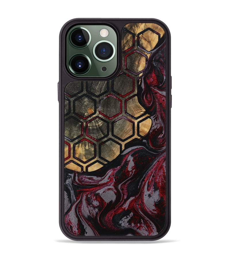 iPhone 13 Pro Max Wood Phone Case - Eboni (Pattern, 790533)